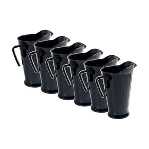 6x Partyware Durable Plastic Serving Jug Serveware 1.7L Assorted