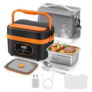 FOHOA 1.5L Portable Food Warmer Cordless Heated Lunch Box