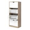 Shoe Storage Rack Organizer 4 Tier White