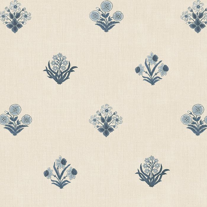 Wallpaper Trader Amy Wallpaper Roll 10.05m X 53cm, Blue
