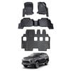 AUSGO 3-Row Set Car Floor Mats for Mitsubishi Pajero Sport 7-Seat 2015-Onwards Floor Liners