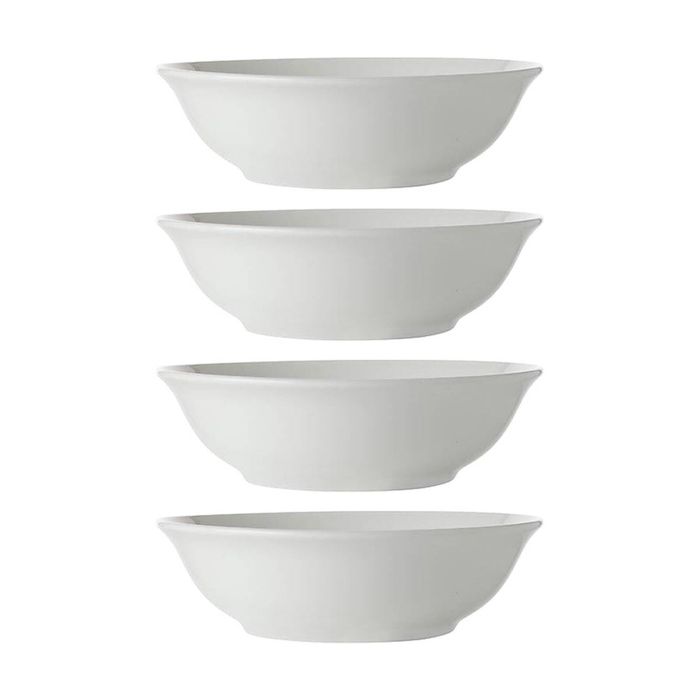 4PK Maxwell & Williams White Basics Cereal Bowl 15.5cm Quality Porcelain - White