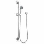 evekare WELS 3 Star 9L/min 1.5m Chrome Hand Shower On Grab Rail