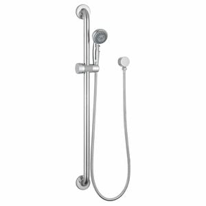 evekare 1.5m Chrome Hand Shower On Grab Rail