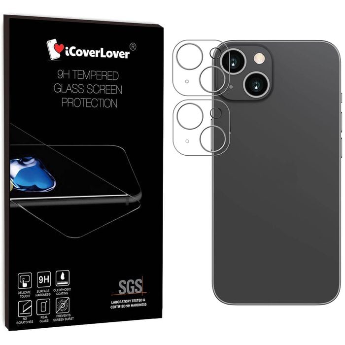 Icoverlover [2-pack] For Iphone 14/14 Plus Camera Lens Glass Protectors