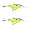 2x Rapala 5.5cm Shad Rap Elite (Floating) Fishing Lures - Gilded Parrot