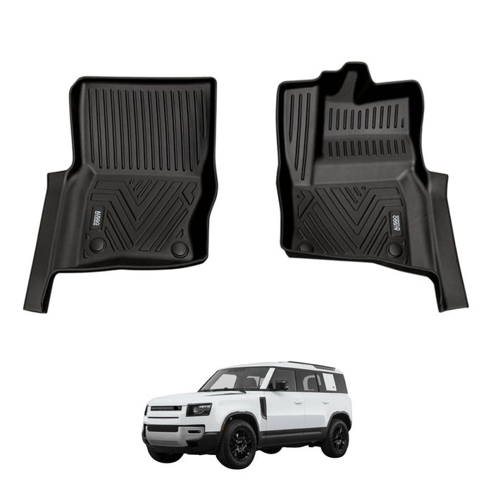 AUSGO Car Floor Mats for Land Rover Defender L663 Series 110 2020-Onwards All-Weather Floor Liners
