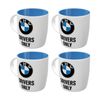 4x Nostalgic-art Ceramic Coffee Mug Bmw Drivers Only 330ml Car Lover Gift