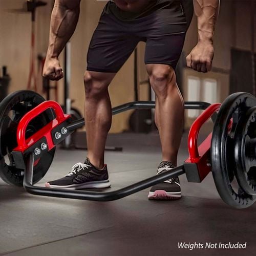 The Hex Trap Bar lets you deadlift safely with reduced strain on your back