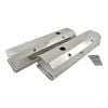 Fabricated Aluminium Sbc Tall Valve Covers, Long Bolt Style