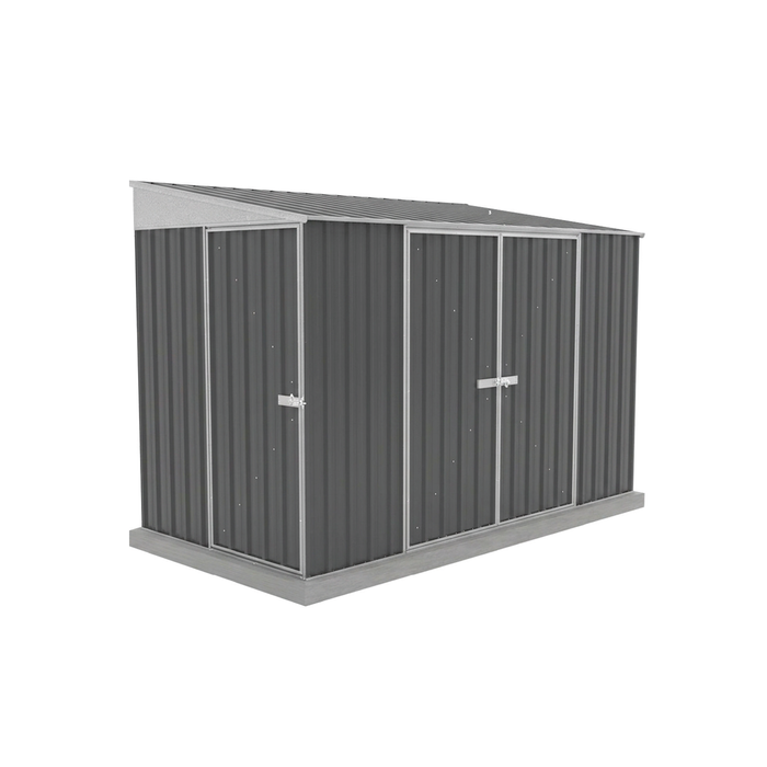 Absco Sheds 1.52 x 3.0 x 2.06m Monument Narrow Triple Door Garden Shed