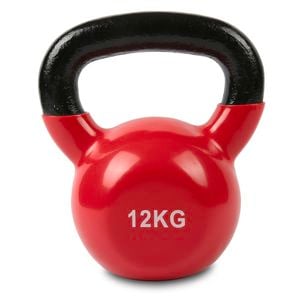CORTEX 12kg Vinyl Dipped Cast Iron Kettlebell