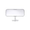 Cobra Style Dashboard Mount 6" Interior Rear View Mirror, Stainless Steel