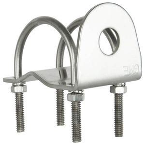 GME MB024SS Antenna M/Bracket for Bull Bar Right Angle