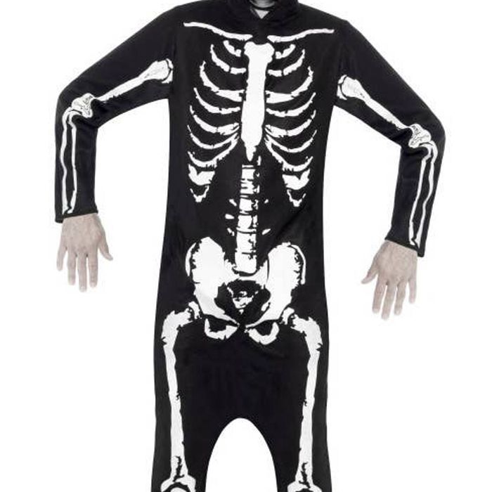 Skeleton Onesie Mens Halloween Costume - Large