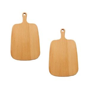 SOGA 2 Pack 33cm Wood Serving Paddles with Handles