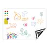 Alston 90x120cm Magnetic Whiteboard Paper Removable No-Ghosting Dry Erase White Board Sheet