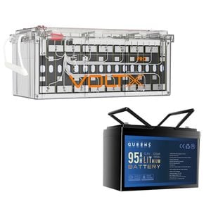 Voltx 48v 100ah + 12v 95ah Lithium Battery – Total 6336wh Home & Rv Backup