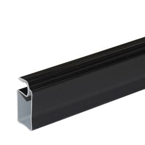 Pillar 25mm x 2.5m Black Flyscreen Frame