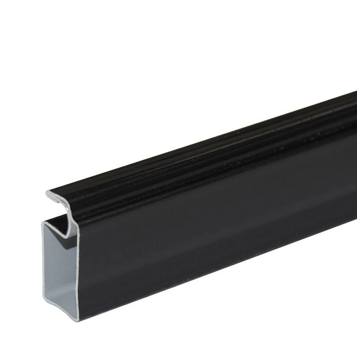 Pillar 25mm x 2.5m Black Flyscreen Frame