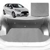6D Diamond Car Boot Mat for Ford Fiesta (WT WZ)2008-2018-Hatch-Cargo Mat-Grey-Outback GT