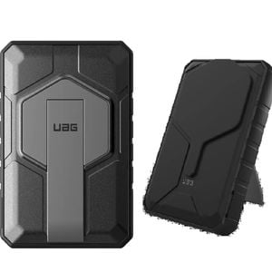 Uag Rugged Wireless Power Bank 10k Mah W/ Stand - Black/grey