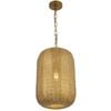 Telbix Masya Vintage Pendant Hanging Lamp Light Metal Antique Brass Antique