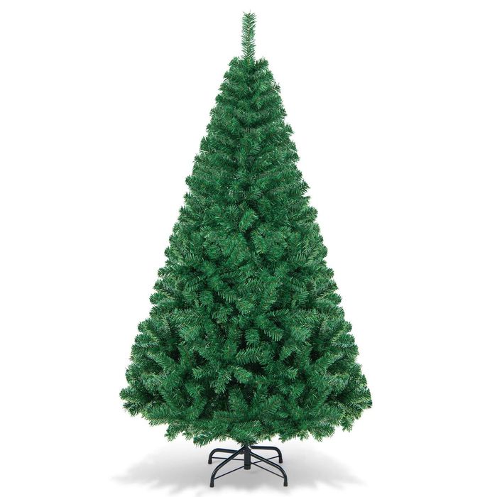 Costway 1.8M PVC Christmas Tree Indoor Outdoor Holiday Decoration Green