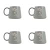 4PK Splosh Heartfelt Mindfulness 440ml Stoneware Mug Coffee/Tea Cup - Green
