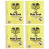 4x Spirax No.572 A5 3 Subject School/uni 300 Pages Notebook 21cm W/ Note Pockets