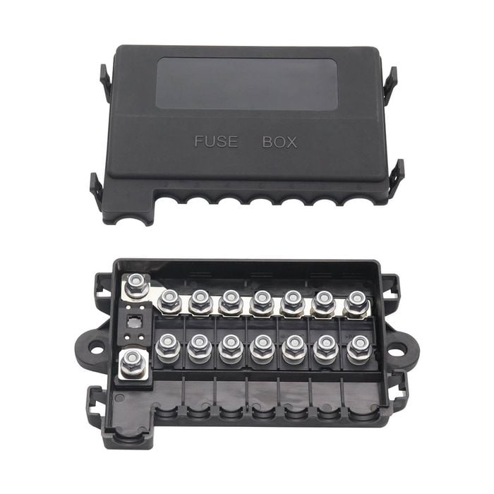 Exotronic 7 Way M6 Midi Fuse Holder With Cover
