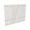 ProtectorAl 2400 x 1800mm Primrose Aluminium Pool Fence Panel Loop Top With Mid Rail