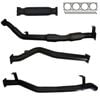 Ignite Exhausts Turbo Back For Toyota Landcruiser 79 Series V8 D/cab 3" Cat & Hotdog 409 Stainless Steel
