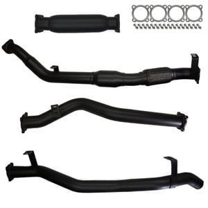 Ignite Exhausts Turbo Back For Toyota Landcruiser 79 Series V8 D/cab 3" Cat & Hotdog 409 Stainless Steel