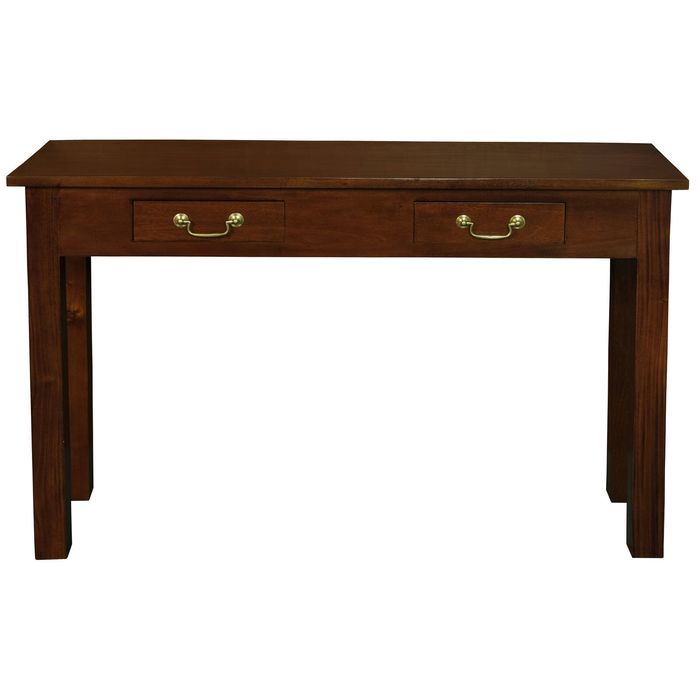 Tasmania 2 Drawer Straight Leg Sofa/Hall Table (Mahogany)