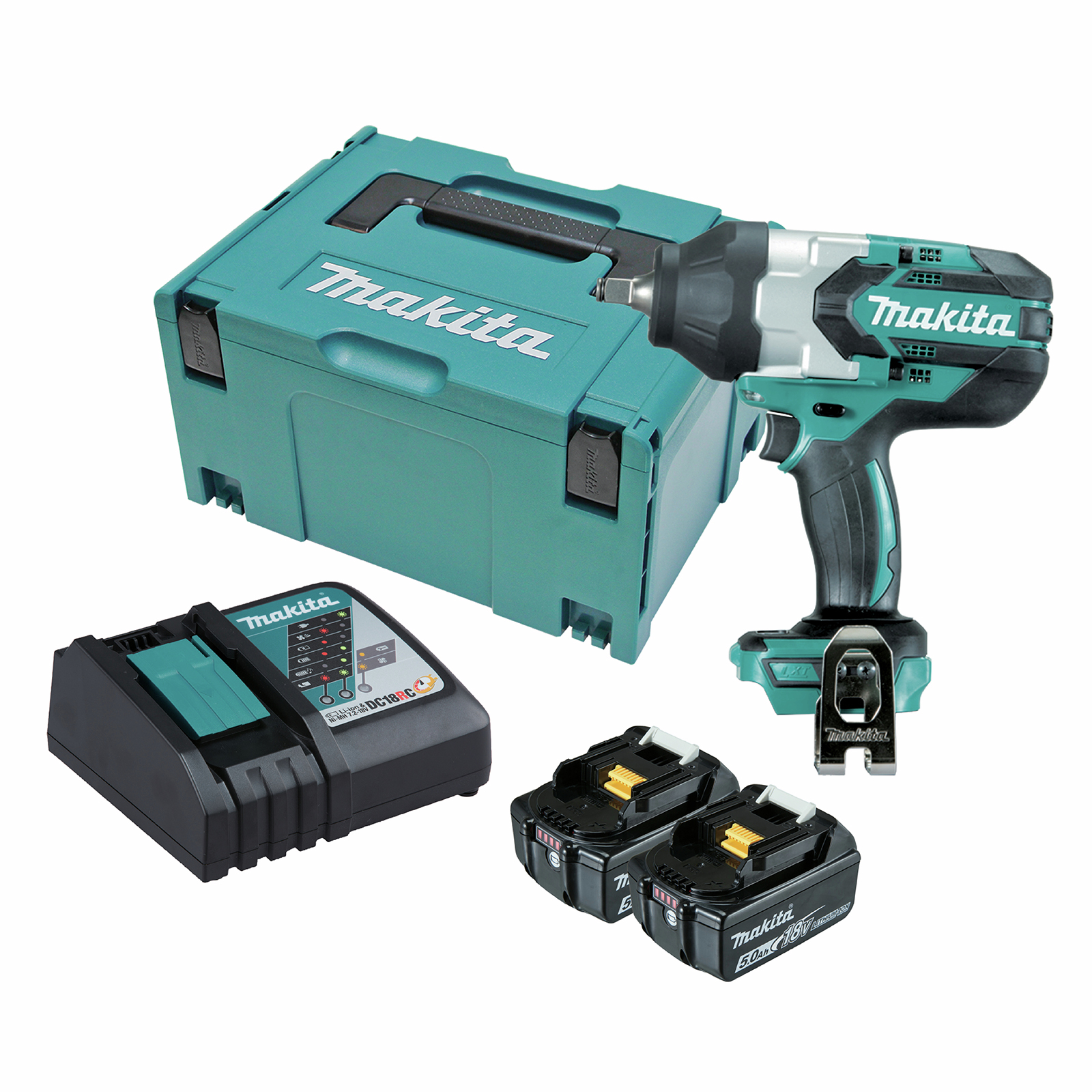 Makita 18v 1/2 inch Wrench Impact Kit