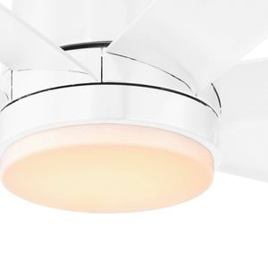 Eglo Tourbillion Fan Light 18w Led Tri-col White