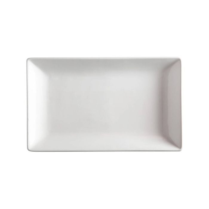 Maxwell & Williams Banquet 39cm Ceramic Rectangular Platter - White