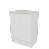 New England Joinery 600mm King Regal Top Floor Standing Vanity