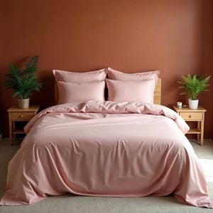 Royal Comfort Bamboo Blended Sheet & Pillowcase Set 1000TC Ultra Soft Bubble Bath Queen