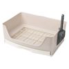PaWz Rabbit Litter Tray Drawer Box Easy-Clean Secure for Indoor Cage Use Brown