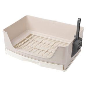 PaWz Rabbit Litter Tray Drawer Box Easy-Clean Secure for Indoor Cage Use Brown
