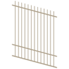 ProtectorAl 350 - 1200 x 1500mm Paperbark Raked Up to 15º Picket Top Pool Fence Panel