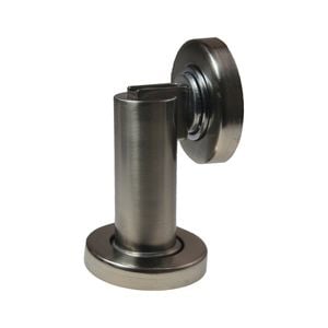 Adoored Satin Chrome Cylinder Magnetic Door Stop - Satin Chrome