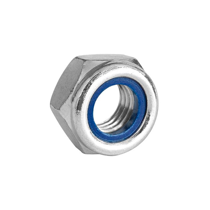Pinnacle M10 Zinc Plated Nylon Lock Nut - 4 Pack