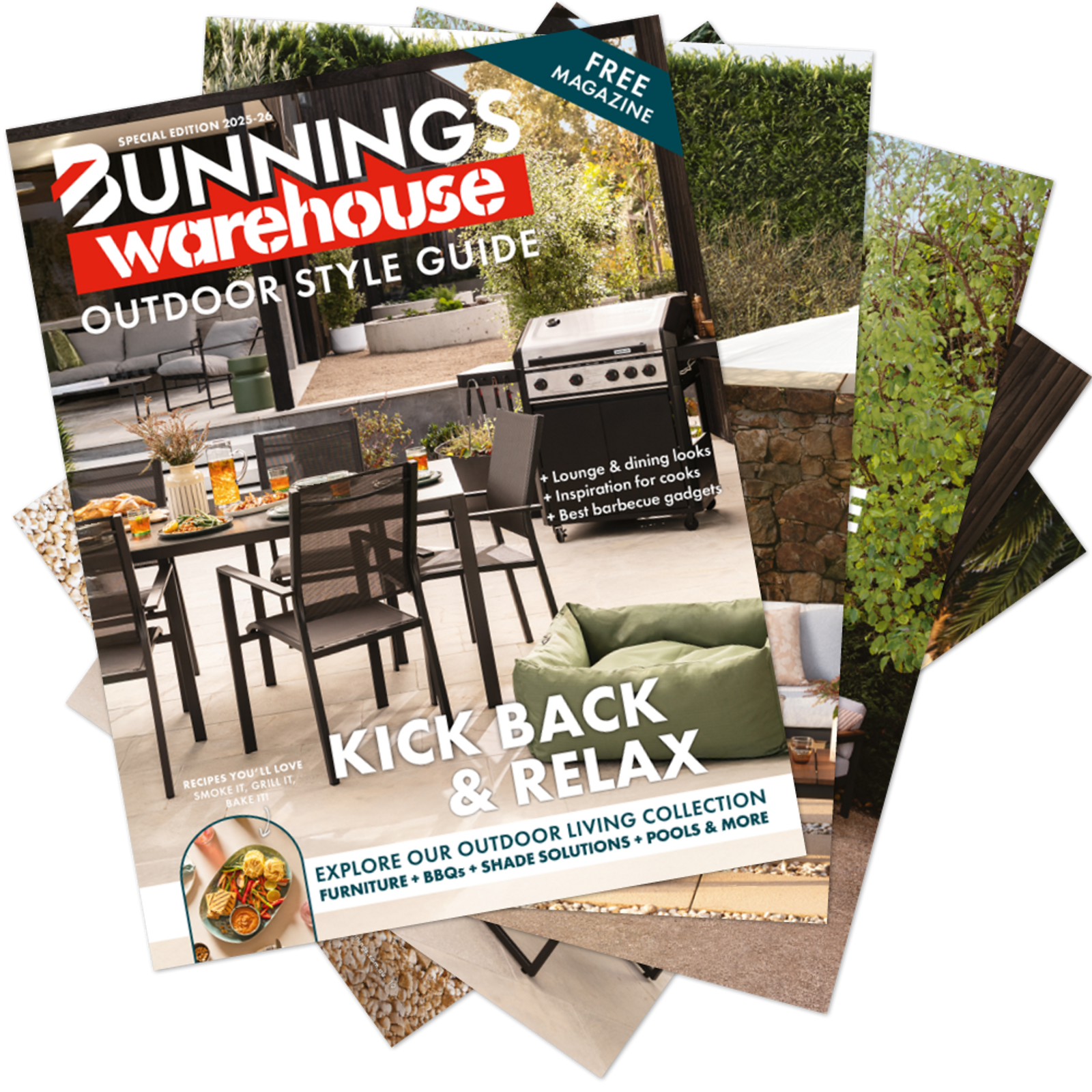 Front cover Bunnings Outdoor style guide.