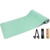 METEOR 183x65cm TPE Yoga Mat in 6mm Thickness (Mint Grey)