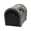 Sandleford Woodland Grey / Black Ranch Plastic Rural Letterbox