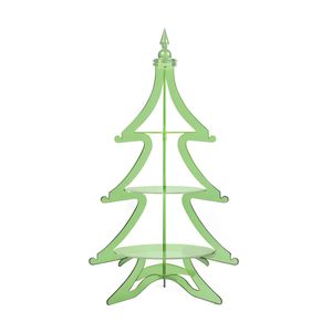 Festiva 3Tier 120cm Green/Red Green/Clear Acrylic Christmas Tree Dessert Stand