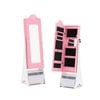 Costway Kid Mirror Jewellery Cabinet Jewelry Armoire Organizer Pink